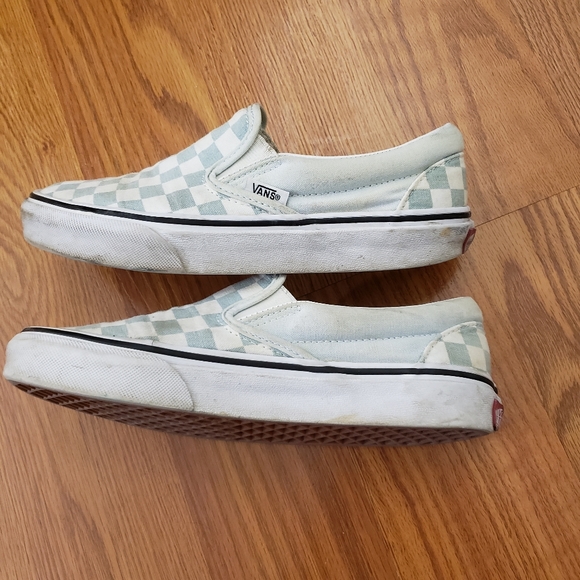 Checkerboard Slip On Vans - Picture 3 of 6